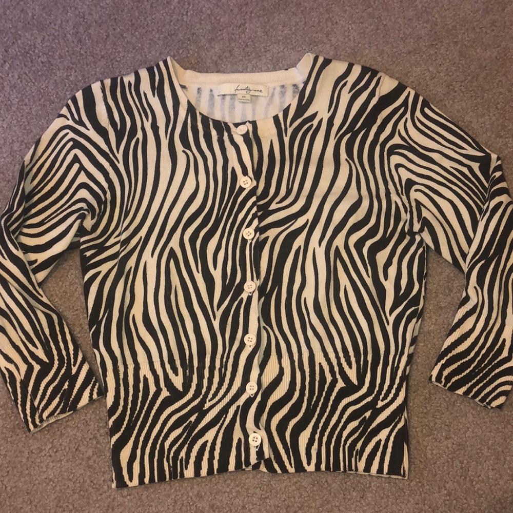Animal Print Cardigan